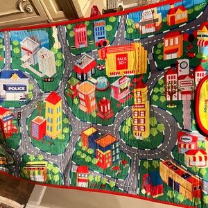 Bee Toy Car play mat 56x32 excellent condition only mat